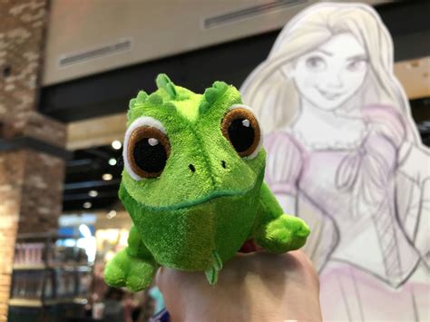 PHOTOS: New "Tangled" Pascal Shoulder Plush Arrives at Walt Disney ...