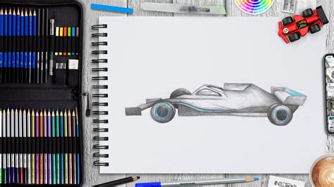 How To Draw A Race Car Easy Step By Step