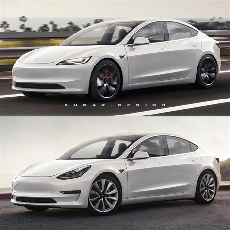 Streamlined Tesla Model 3 Project Highland Facelift Revealed Albeit