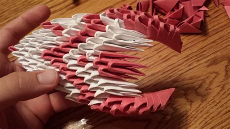 3d Origami Chinese Dragon