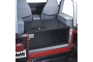 Tuffy Security Rear Cargo Aluminum Storage Box No Finish 054 07