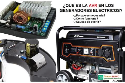 QUE ES LA REGULACION ELECTRONICA AVR EN LOS GENERADORES