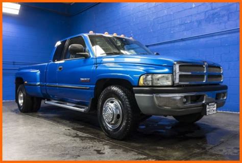 1998 Dodge Ram 3500 Slt Dually Turbo 5 9l Cummins Diesel Quad Cab Long Bed