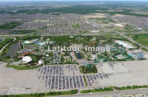 Latitude Image Canadas Wonderland Vaughan Aerial Photo