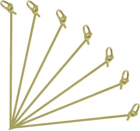 Amazon 50 PCS Cocktail Picks Bamboo Skewers For Appetizers