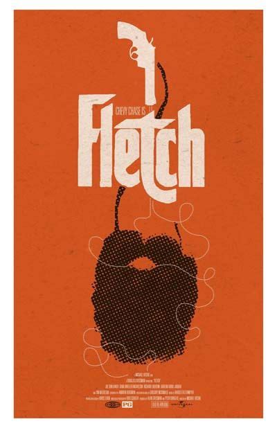 Fletch X Inch Poster By Theartofadamjuresko On Etsy Movie