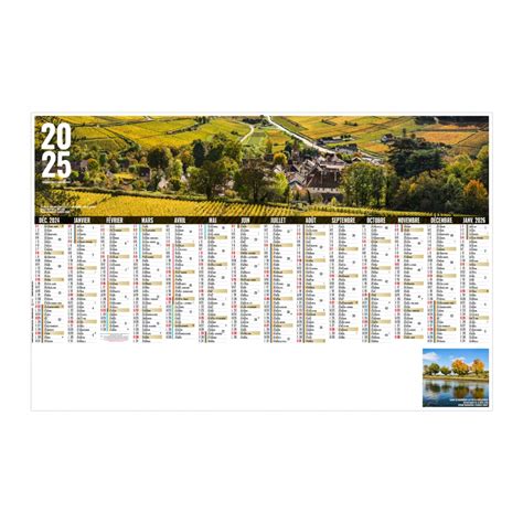 Calendrier Publicitaire Personnalis Maxi Libre Choix Jurassien