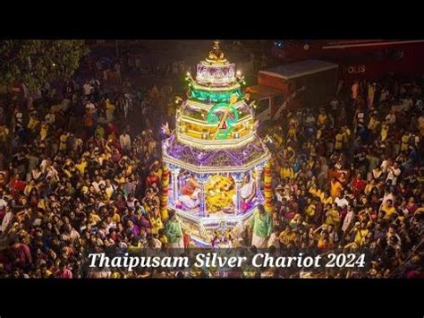 Malaysia Thaipusam Silver Chariot Thaipusam Muruganthunai