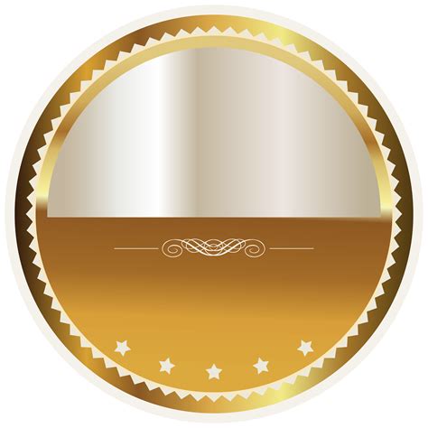 Golden Badge Template Png Clipart Picture Escudos Vector Insignias Images