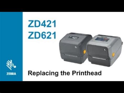 Zebra ZD421 Replacing Print Head YouTube