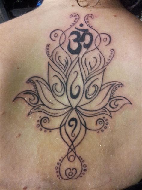 Namaste Flower tattoo lining by Ink-side on DeviantArt