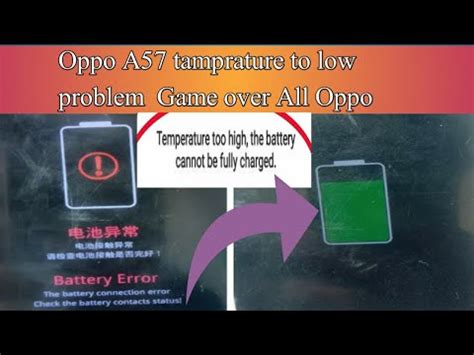 Oppo A Battery Temperature Too Low Oppo A Battery Temperature Too