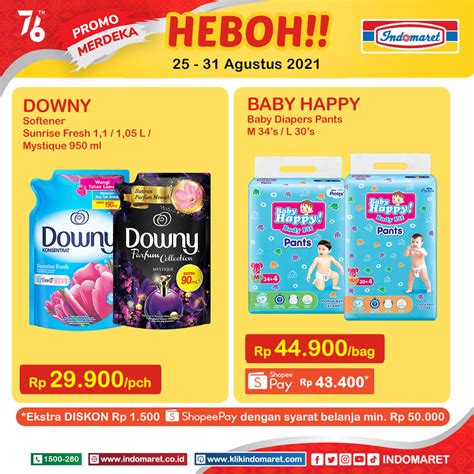 Promo Indomaret Harga Heboh Spesial Agustus Update