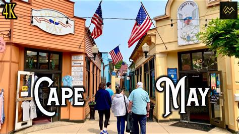 Cape May New Jersey K Downtown Walking Tour Youtube