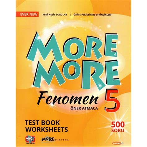 Kurmay Yayınları Elt More More 5 Sınıf English Fenomen Test Kitabı