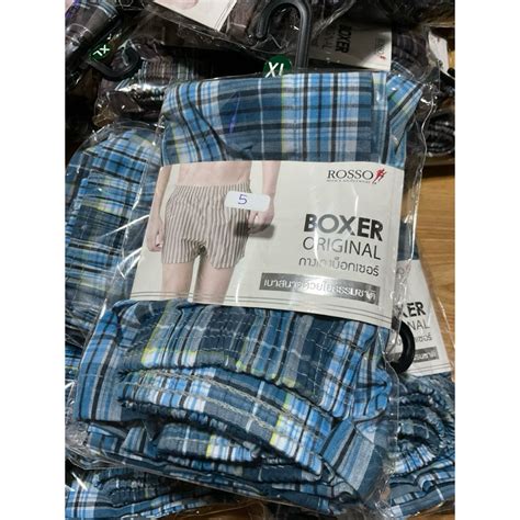 Boxer rosso แท 100 ไซต XL ผา cotton ผสม โพลเอสเตอร Shopee