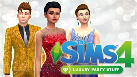 The Sims 4 Luxury Party Stuff Complete Overview First Impressions