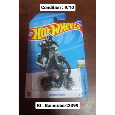 Hot Wheels Honda Super Cub Assorted Shopee Malaysia