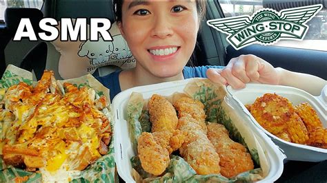 Asmr Wingstop Voodoo Fries Chicken Tenders Birthday Meal Car Mukbang