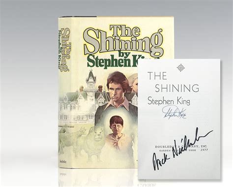 The Shining Stephen King First Edition Signed Jack Nicholson