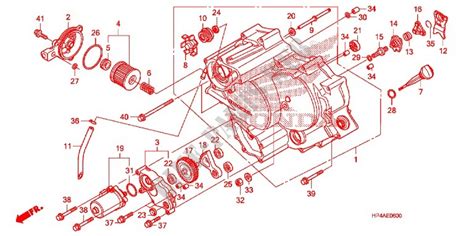 FRONT CRANKCASE COVER For Honda FOURTRAX 420 RANCHER 4X4 Manual Shift