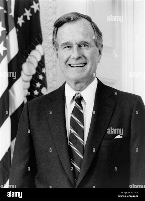 George H W Bush 1924 N41st President Of The United States