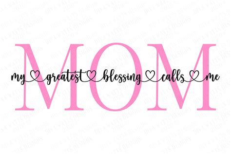 My Greatest Blessing Calls Me Mom Mothers Day Svg Dxf 571954