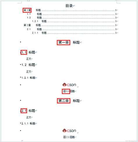 Word论文 章标题汉字编号 小节及图表数字编号 Word图表编号带章节号数字 Csdn博客