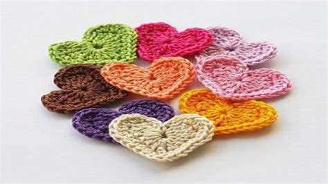 Corazones Tejidos A Crochet Youtube