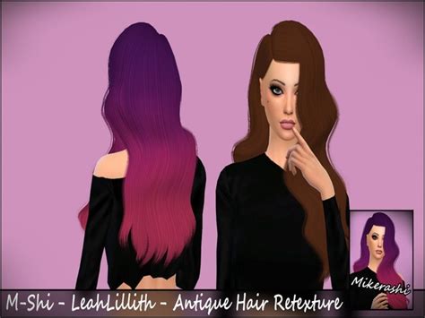 The Sims Resource M Shi Leahlillith Antique Hair Retexture Mesh