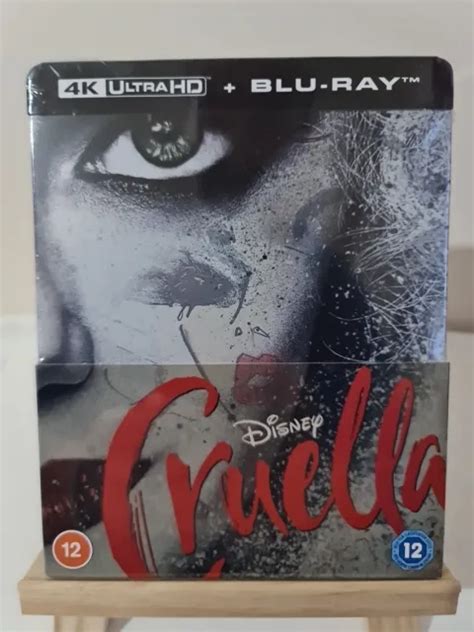 DISNEY Cruella 4K Ultra Hd Blu Ray Steelbook Brand New Sealed 44 99