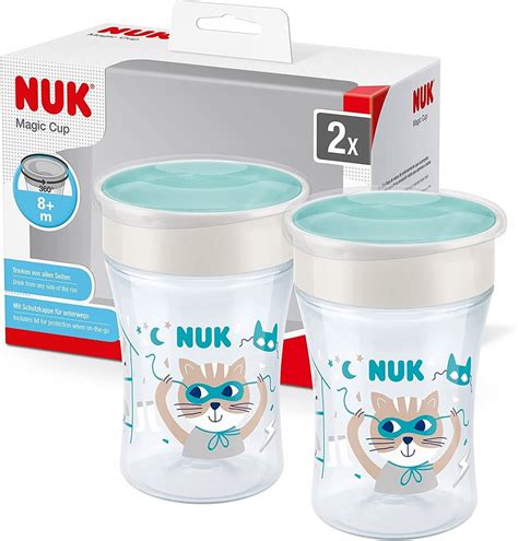 NUK Magic Cup KUBEK NIEKAPEK Zestaw 2x 230 Ml 8m 14967901801