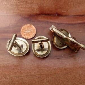 Vintage Pin Up Girl Naked Woman Nude Woman Cufflinks Cuff Links And Tie Clip Essex Glass Man S