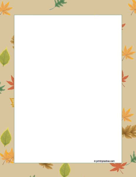 35 Printable Writing Paper ⭐ Seasonal Designs