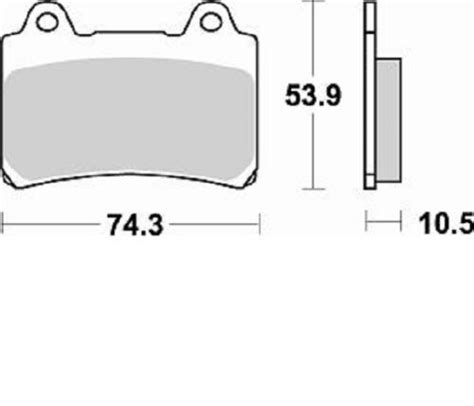 BRAKING PASTIGLIE FRENO ANTERIORE YAMAHA FZR GENESIS 1000 1989 BRAKE