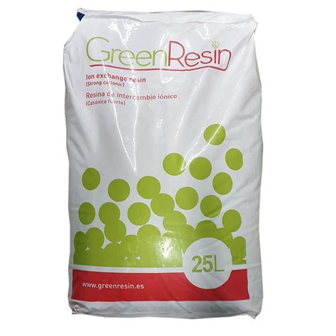 Sacco Resina Cationica Forte Per Addolcimento Green Resin Kg