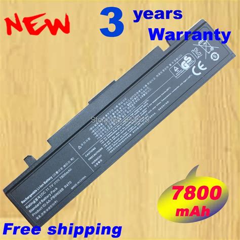 7800mAh Laptop Battery For Samsung R530 R540 R519 Q430 Q528 R428 AA