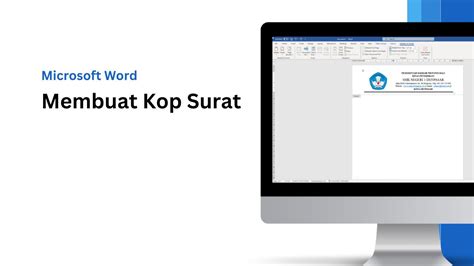 Cara Membuat Kop Surat Di Word Yang Benar Gambar Malas Id