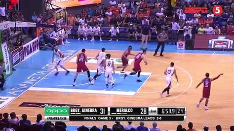 Ginebra Vs Meralco Nd Qtr Finals Game Oct Video