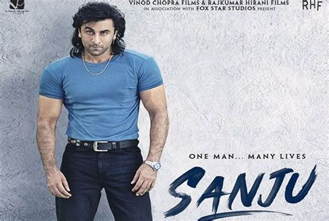 Sanjay Dutt Biopic Ranbir Kapoor Another New Look In Sanju Poster ...