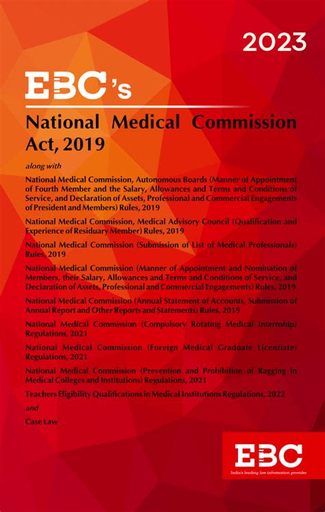 National Medical Commission Act Bare Act Print Ebook