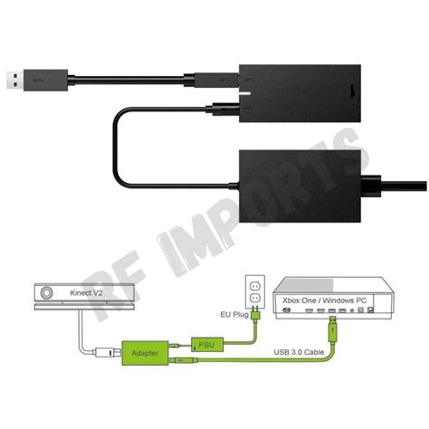 Adaptador Kinect 3 0 Conector Xbox One X One S Windows 10 Shopee Brasil