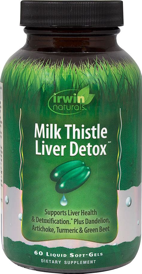 Irwin Naturals Milk Thistle Liver Detox 60 Softgels Puritan S Pride