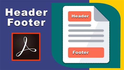 How To Add Header And Footer In Pdf Using Adobe Acrobat Pro Youtube