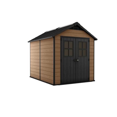 Keter Factor 8x6 Large Outdoor Storagegarden Shed Taupebeige Mydeal