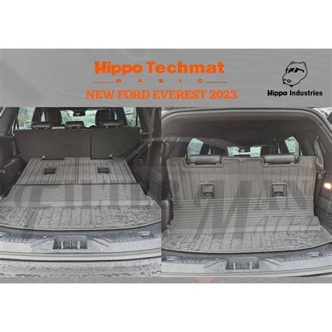 Ford Everest Hippo Techmat Basic Full Cargo Trunk Tray V