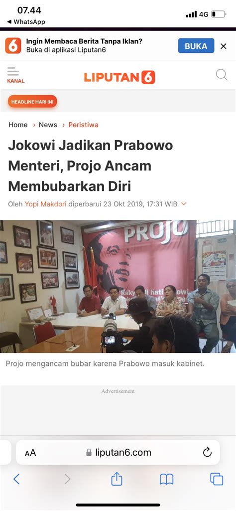 Akhmad Sahal On Twitter From Projo To Praja Prabowo Aja Https T