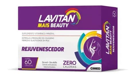 Lavitan Mais Beauty Rejuvenescedor 60 Caps MercadoLivre