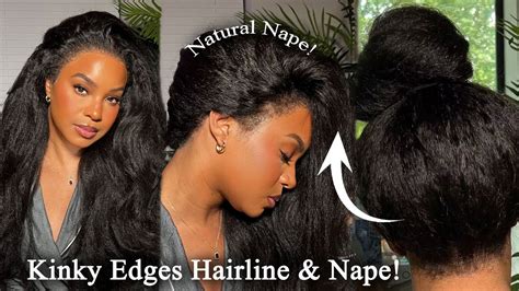 Game Changing Hairline Kinky Edges Nape Most Realistic Kinky