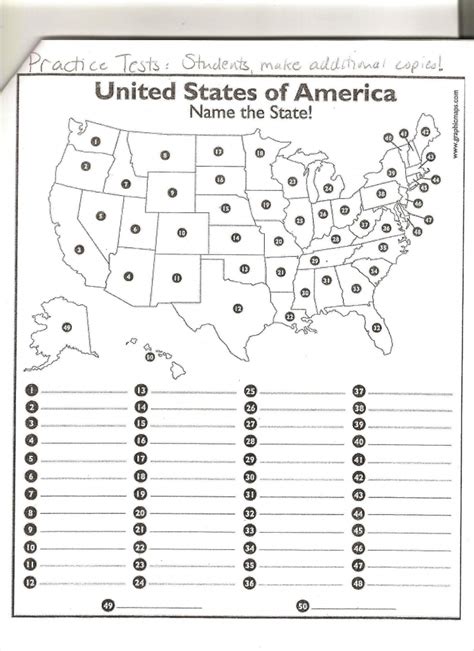 Us State Map Quiz Printable Test Ip0Fwl Save World Games Line Best ...